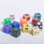 Custom Engraved D6 16mm
